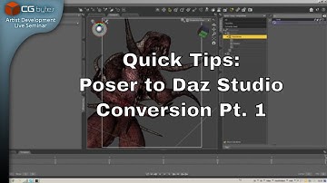 Artist Development Quick Tips   Poser to DS Conversion Pt1