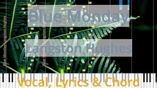 🎹Blue Monday, Chord & Lyrics, Langston Hughes, Synthesia Piano screenshot 4