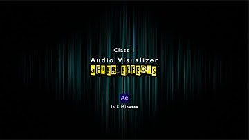Audio Visualizer In After Effects || After Effects Tutorials (Class-1) || No Plugins Needed !