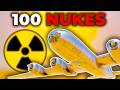 Dropping 100 NUKES 💯☢️ in War Thunder