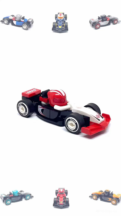 Haas, LEGO F1 Collectible Race Cars (#71049) 10/12 #minifigscan #LEGO #f1 #cmf