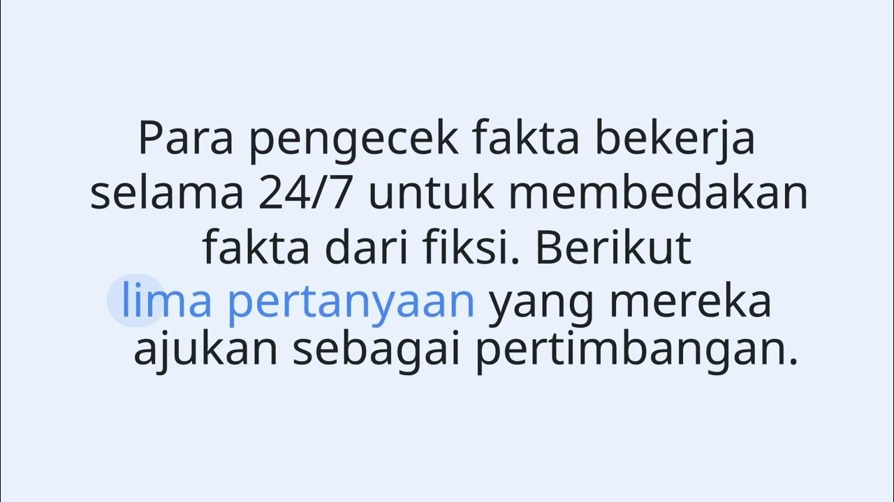 Waspada Hoaks! Ini Cara Cek Kebenaran Berita Sebelum Share!