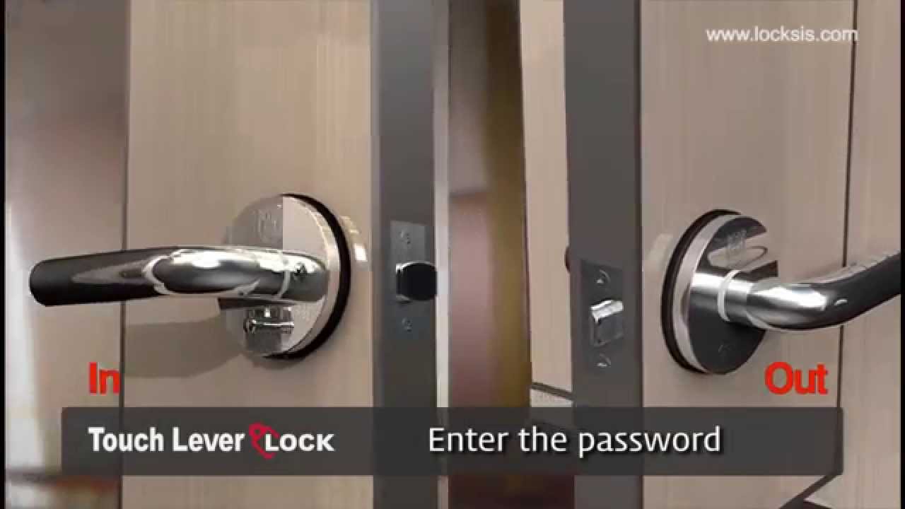 Electronic SMART Lever Lock LOCKSIS Keyless Digital Door Lock