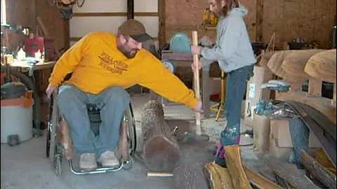 Osage Bow from Scratch, Part 1, splitting
