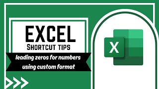 Excel tips & tricks #41|Excel shortcut tips for Adding leading zeros for numbers using custom format screenshot 3