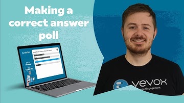 How to create a poll with correct answer options