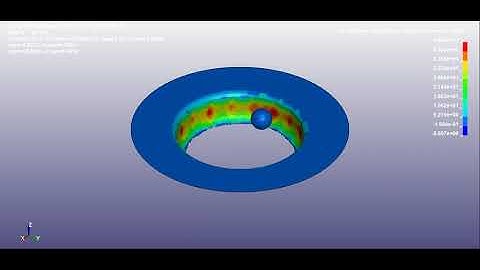 FEA-LS Dyna-Single stage Single Point Incremental Hole Flanging