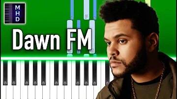The Weeknd - Dawn FM - Piano Tutorial
