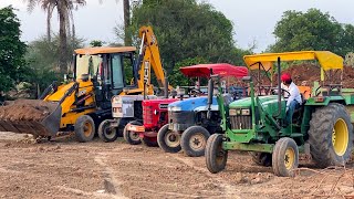 Accident Tractor Running without Driver | JCB 3dx Eco Loading Mud New Holland 5500 John Deere Eicher image