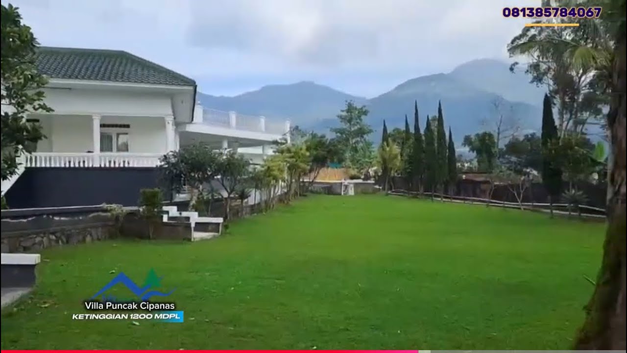 DI JUAL VILLA  VIEW TER CANTIK PUNCAK CIPANAS
