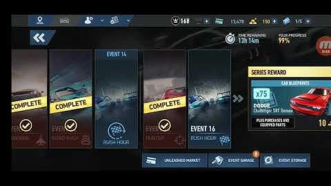 NFS: No Limits | Dodge Challenger SRT Demon - Day 7 (Complete)