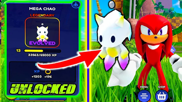 HOW TO GET LEGENDARY MEGA CHAO FAST! (ROBLOX SONIC...