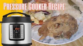 Pork Chops in Mushroom Sauce - Pressure Cooker Recipes