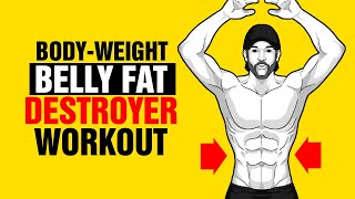 12min Body-Weight Belly Fat Destroyer Workout - Get 6 Pack Abs - Full Body Workout - SixPackFactory