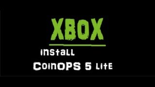 CoinOPS 5 Lite installation on an Xbox with a stock 8GB HDD