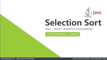 [Algoritma Selection Sort - 4C Reg. BJM.] Rizky Kurniawan 19630061