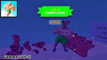 Muscle Rush - Smash Running 👀All Levels🧍🏻🏂🏻 Gameplay & Walkthrough🦸🏻Ep - 89