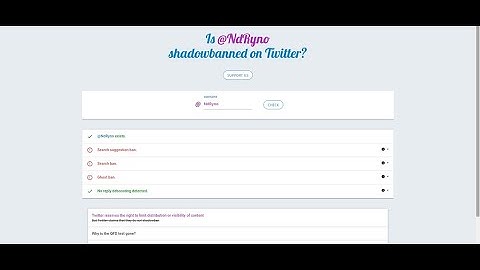 SHADOWBAN TWITTER