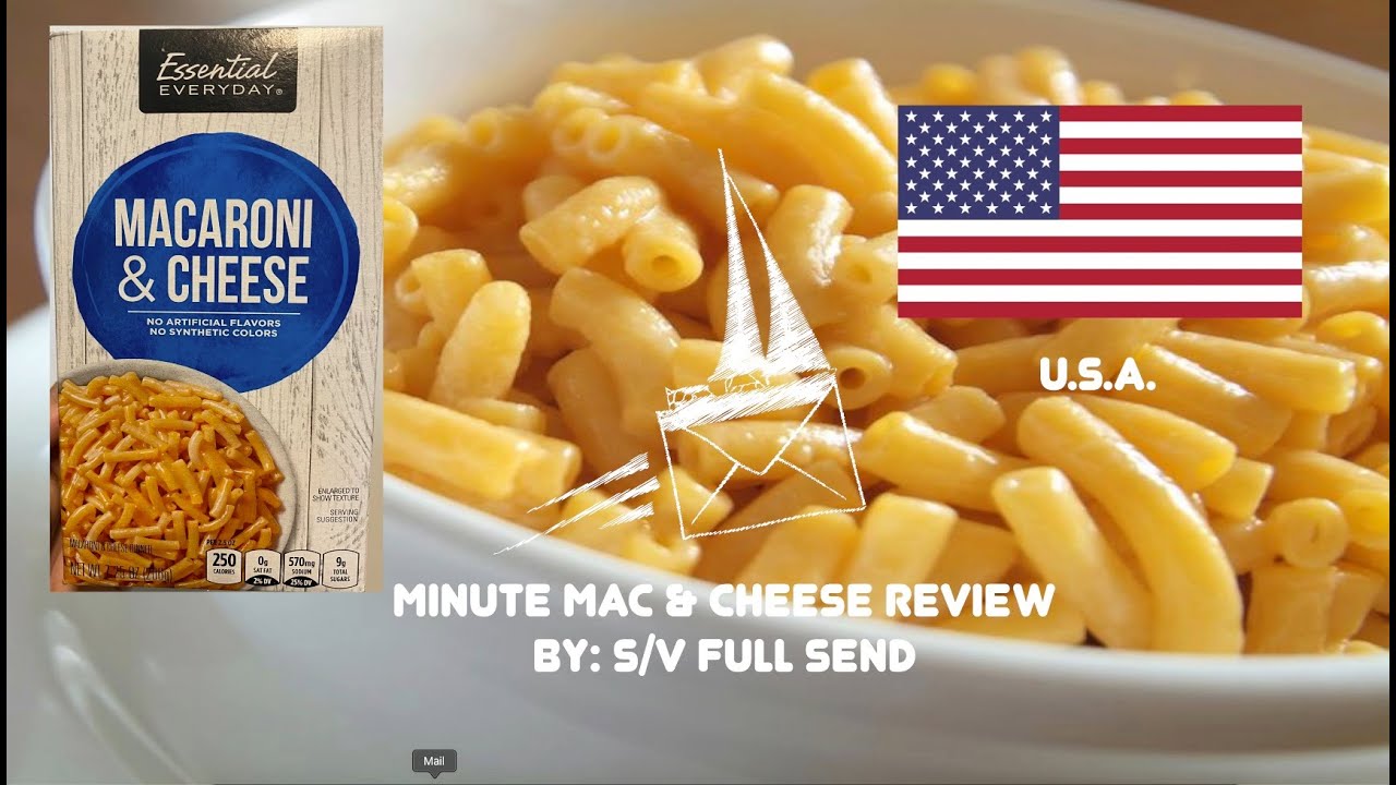 Minute Mac & Cheese Reviews – U.S.A. (Essential Everyday Brand)