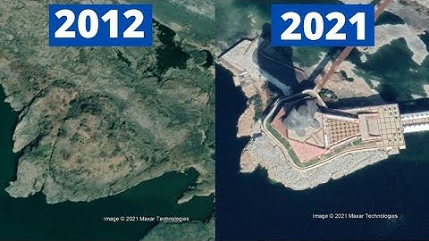 STATUE OF UNITY history of statue of unity Google map full view setellite 2012 vs 2021