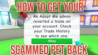 I Got Hacked In Roblox Adopt Me, I Lost My Pets! Here's How To Get The Pets  Back 