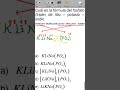 #química #quimicageneral Cuál es la fórmula del fosfato triple de litio - potasio - sodio