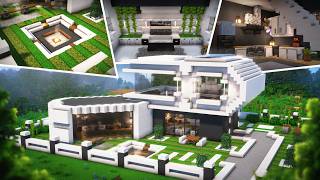 Luxury MODERN HOUSE BUILD in Minecraft