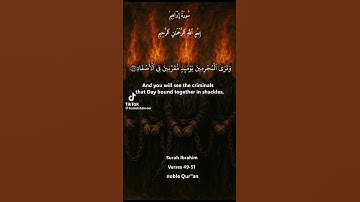 ﴿وترى المجرمين يومئذ مقرنين في الأصفاد....﴾ تلاوة خاشعة عبد الباسط عبد الصمد #عالم_القرآن #اكسبلور