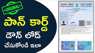 Pan Card Download In Telugu 2025| How to download pan card online | download e pan card online screenshot 5