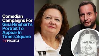 Comedian Campaigns For Gina Rinehart's Portrait To Appear In Time's Square