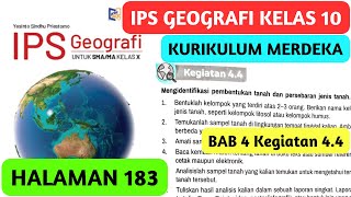 Kunci Jawaban Geografi Kelas 10 Halaman 183 Kegiatan 4.4 BAB 4 Kurikulum Merdeka