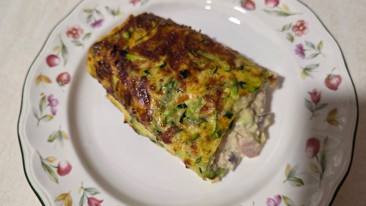 Wrap de Calabacín  con relleno( Receta Paso a Paso) 