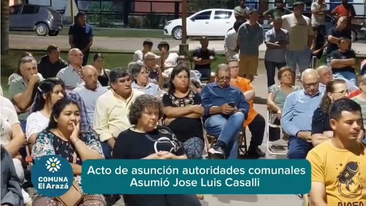 José Luis Casalis expone su visión y compromiso como nuevo Presidente Comunal de El Arazá