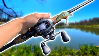 I Found a GIANT Winter Bass! (This Lure Is CRAZY!)