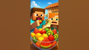 Minecraft AI Delicious Fruits ASMR #minecraft #ai #asmr