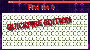 Odd one Out QUICKFIRE Edition - Find the Hidden Character Game