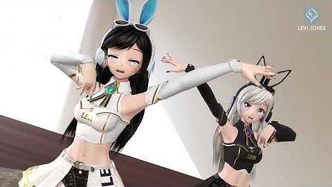 (nightcore) SIDE TO SIDE 💜 NEW MODELS!! | MMD/Blender 2.8 Eevee | REUPLOAD