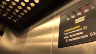 Very Nice 1990 KONE M Roped Hydraulic Scenic Elevator@Østerport Station, Copenhagen, Denmark