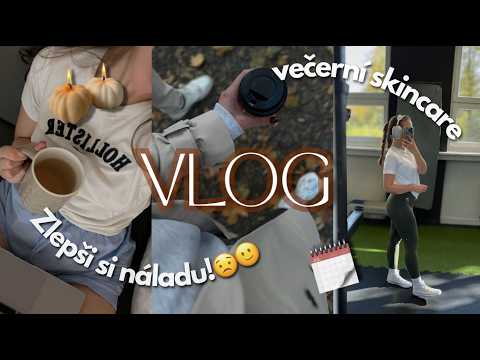 PODZIMNÍ VLOG | 2 věci, které vždycky zlepší náladu | Večerní skincare a motivace 👩🏻💻