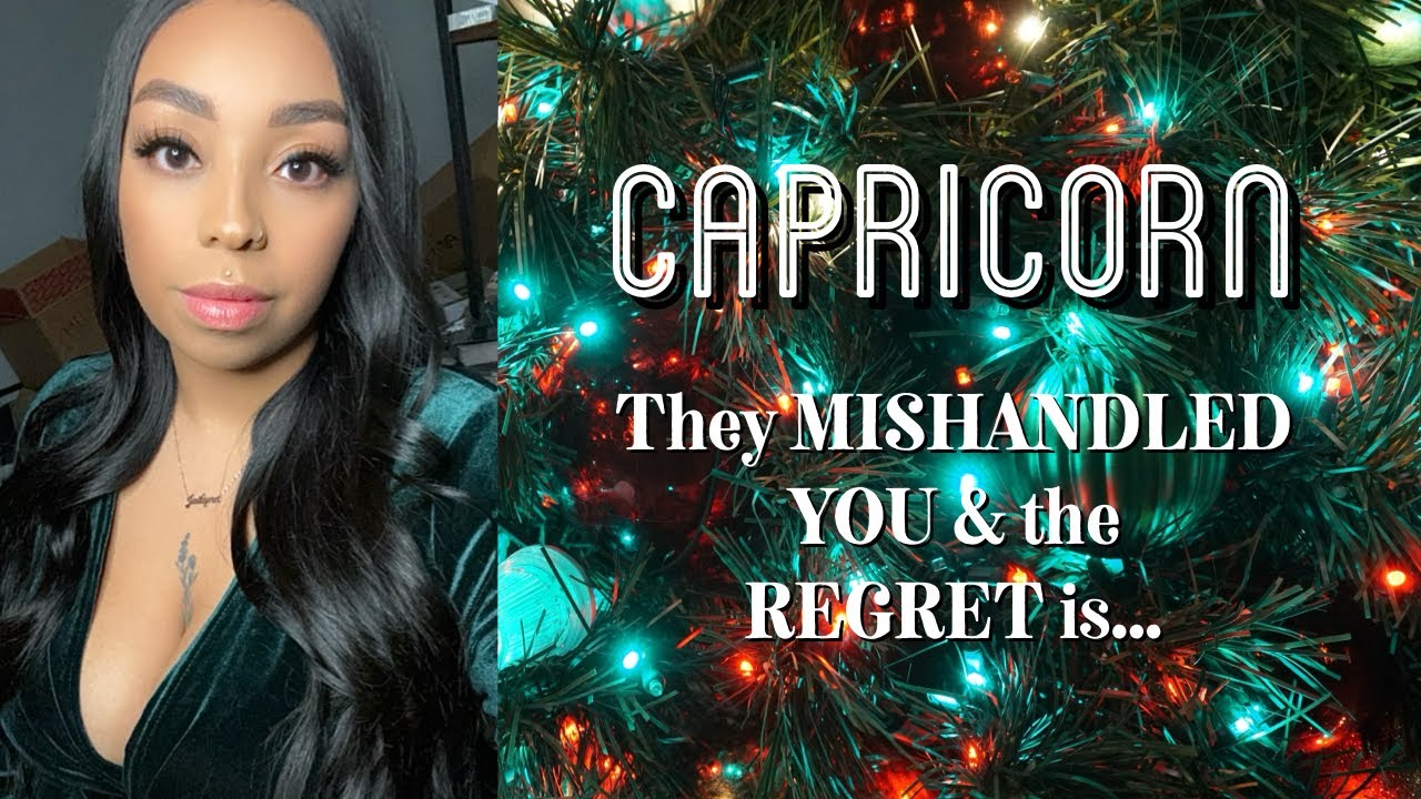 CAPRICORN ♑️ They MISHANDLED YOU & the REGRET is HITTING them ALL AT ONCE 😭👊