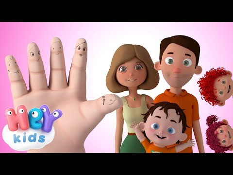 De Familie Vinger 🖐 Babyliedjes Nederlands | Tekenfilms voor kinderen | HeyKids