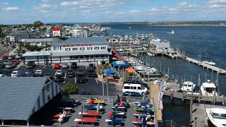 DRONE View of Highlands Bridge including views of NYC and Sandy Hook - DJI Spark