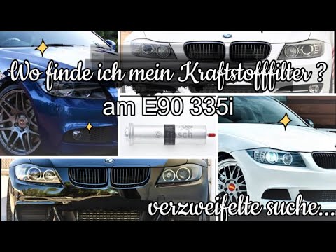 Wo finde ich den Kraftstofffilter beim BMW E90 335i (where can i find