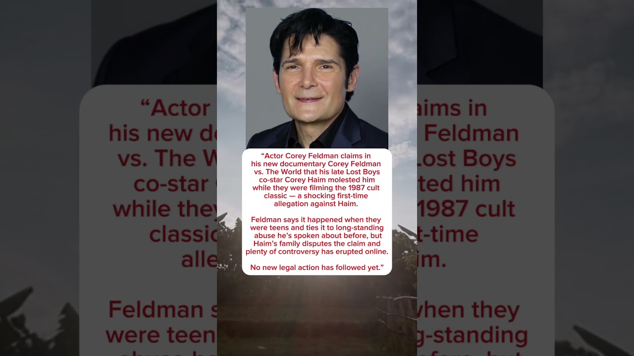 Corey Feldman Makes Shocking Claim About Corey Haim | Lost Boys Controversy