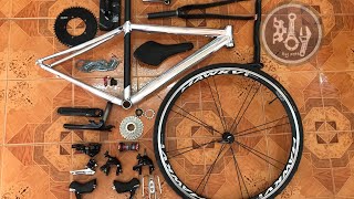 Dream build road bike at home #athome #diy