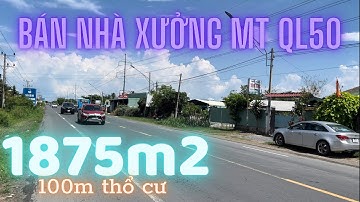 MS257 Bán kho xưởng mặt tiền quốc lộ 50 ấp Tân Thạnh xã Thạnh Nhựt huyện Gò Công Tây TG