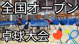 【第1ゲーム🏓】プロ卓球コーチ全日本ラージ卓球選手Y.YLINK門田コーチ🏓VS卓球テニスYouTuber卓テニこう🏓🎾【全国オープンラージボール卓球大会池田選手杯・神山選手杯🏓】まさかの…第1試合