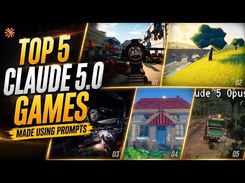 Top 5 Games by Claude 5.0 (Source Code Download Link as well)