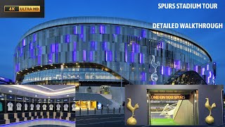 Detailed Spurs Stadium Walking Tour | WORTH IT | 4K I