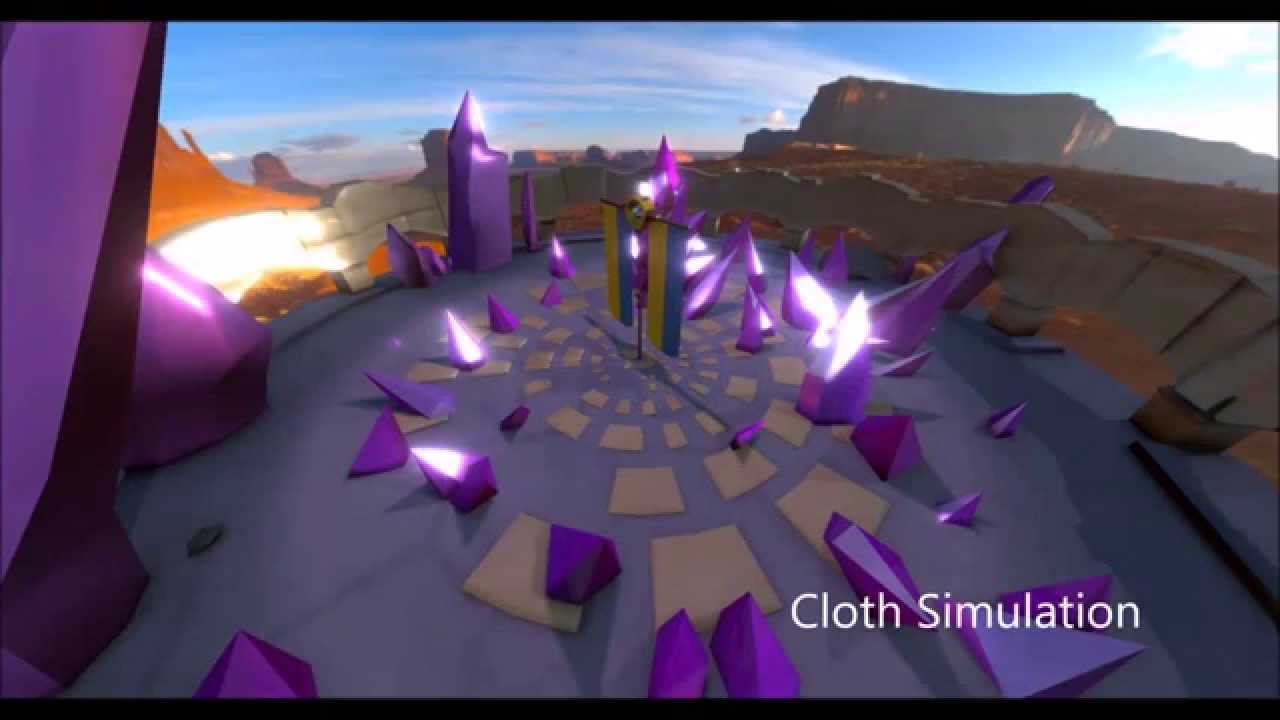 Prometheus Game Engine : Cloth Simulation [Updated] - C++ - YouTube